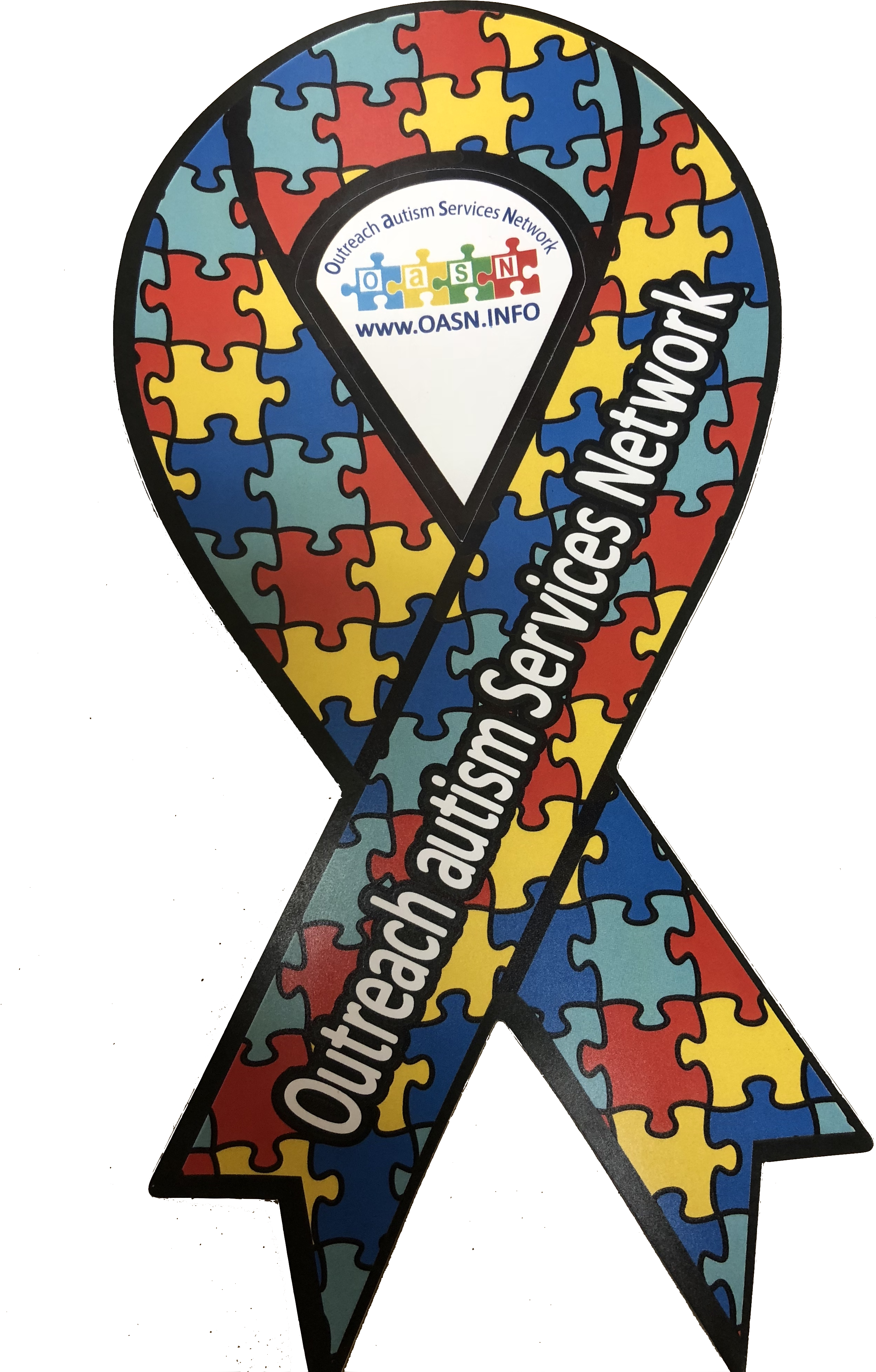 Autism Ribbon Magnets - Awareness Ribbon (3024x4032), Png Download