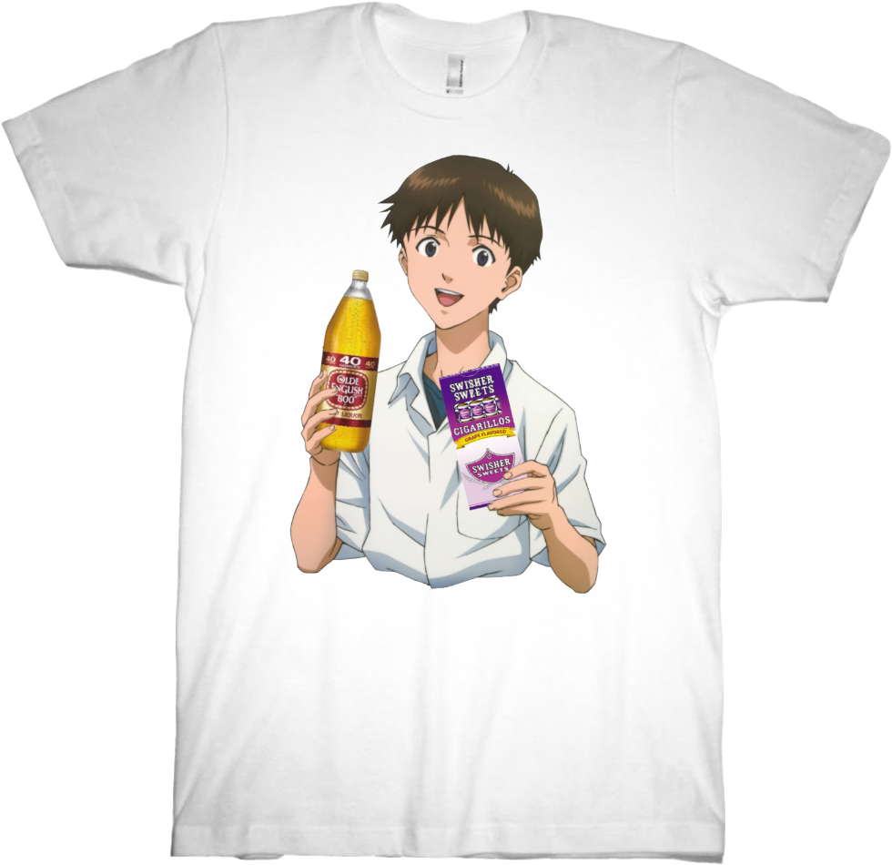 Image Of Shinji - Lolita T Shirt (1024x997), Png Download
