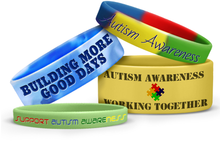 Autism Awareness Wristbands - Wristbands Png (440x285), Png Download