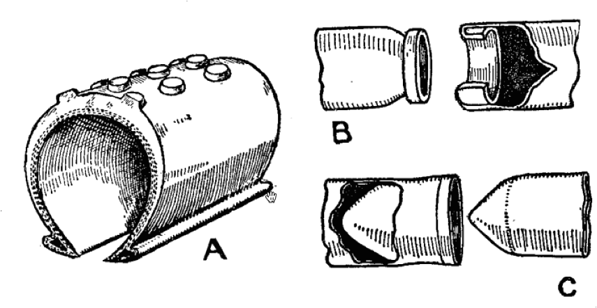 Early Tire And Inner Tube Construction - Sketch (866x466), Png Download