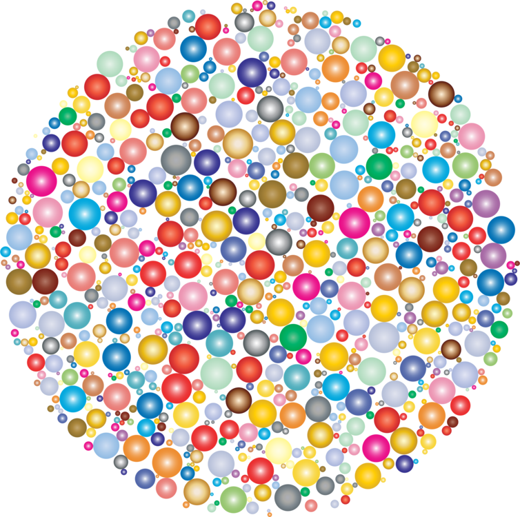 Circle Fractal Computer Icons Color - Colorful Circle (754x750), Png Download