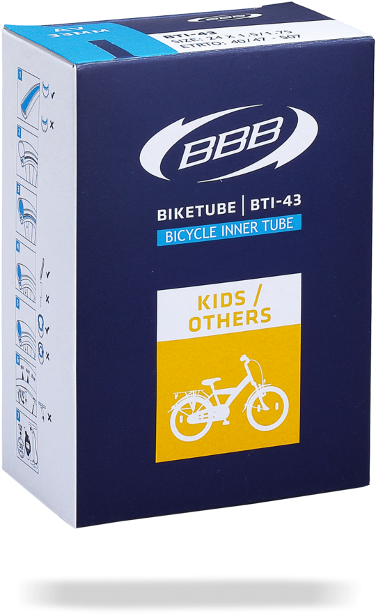 Biketube - Bbb Inner Tube Bike Tube Bti-40 Dunlop Valve (1080x1080), Png Download