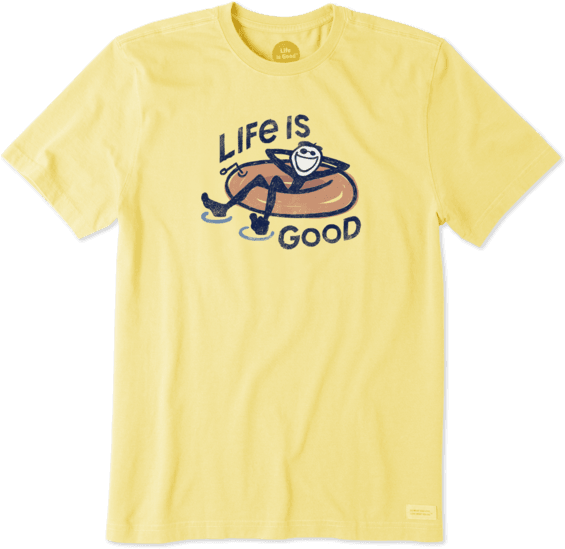 Men's Inner Tube Jake Crusher Tee - Yeah Buoy Life Is Good Shirt (570x570), Png Download