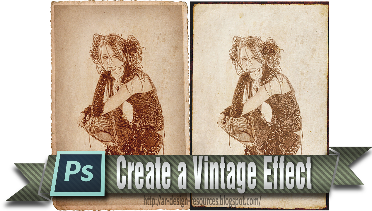 How To Create A Vintage Effect Adobe Photoshop Tutorial - Illustration (1280x720), Png Download
