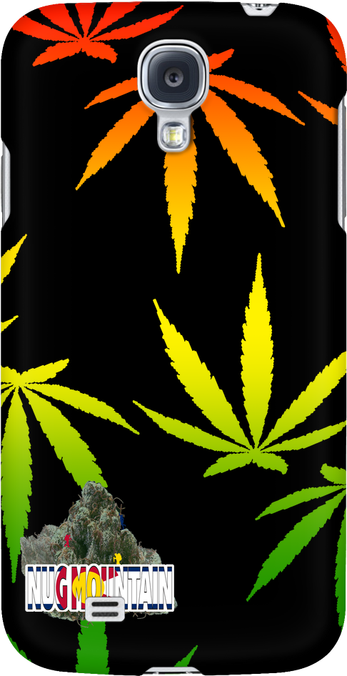 Large Rasta Weed Leaf Phone Case - Mobile Phone (1024x1024), Png Download