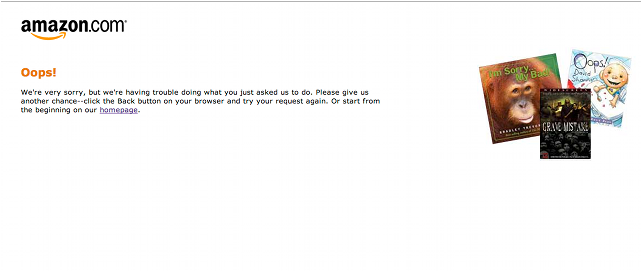 Amazon - Com Down - Amazon (640x360), Png Download