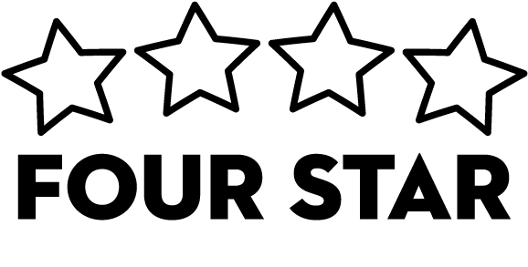 4 Star Logo - Five Star Hotel Space Program (600x331), Png Download