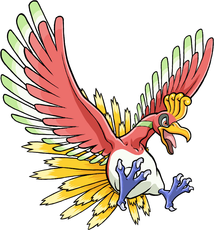 250ho-oh Pokemon Ranger Guardian Signs - Ranger Guardian Signs Ho Oh (867x930), Png Download