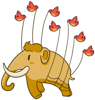 0 - Mastodon Sns (483x362), Png Download