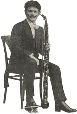Musician Playing The Heckelphon Clarinet - Clarinet (400x400), Png Download