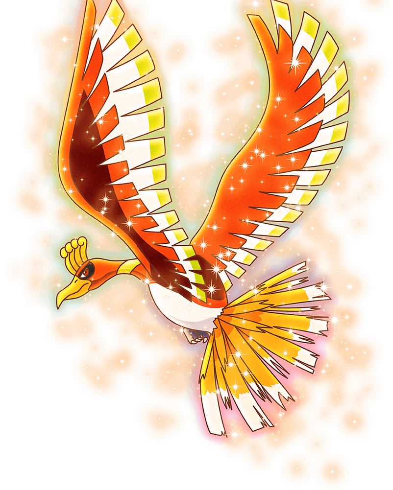 View Ho-oh , - Golden Eagle (802x1001), Png Download