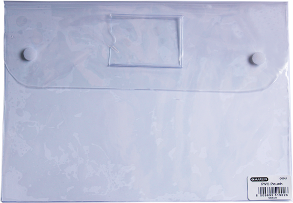 Marlin Pvc Pouch / Book Bag 36 X 24cm With Velcro Fastener - Wallet (600x600), Png Download