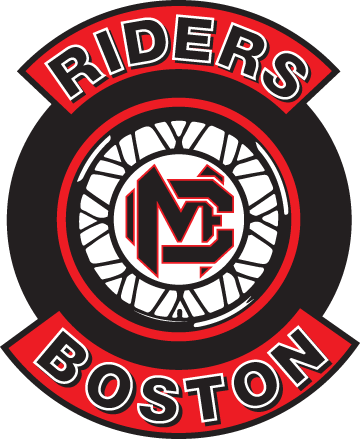 Riders Motorcycle Club Of Boston Riders Motorcycle - Moto Rider Club Logo (360x439), Png Download