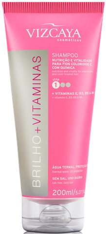 Shampoo Vizcaya Brilho Vitaminas - Shampoo (350x479), Png Download