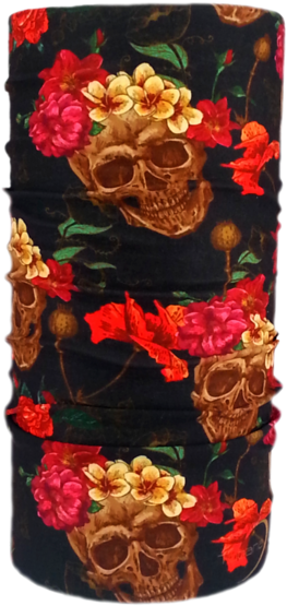 Awesome New "skulls & Flowers" Bandana Only Available - ドコモ Galaxy S7 Edge Sc-02h Au Galaxy S7 Scv33専用ケース スマホケース (450x600), Png Download