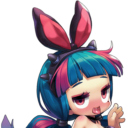 Not Too Into The "t H I C C" Meme Myself, I'm More - Maplestory 2 Bunny Girl (447x427), Png Download