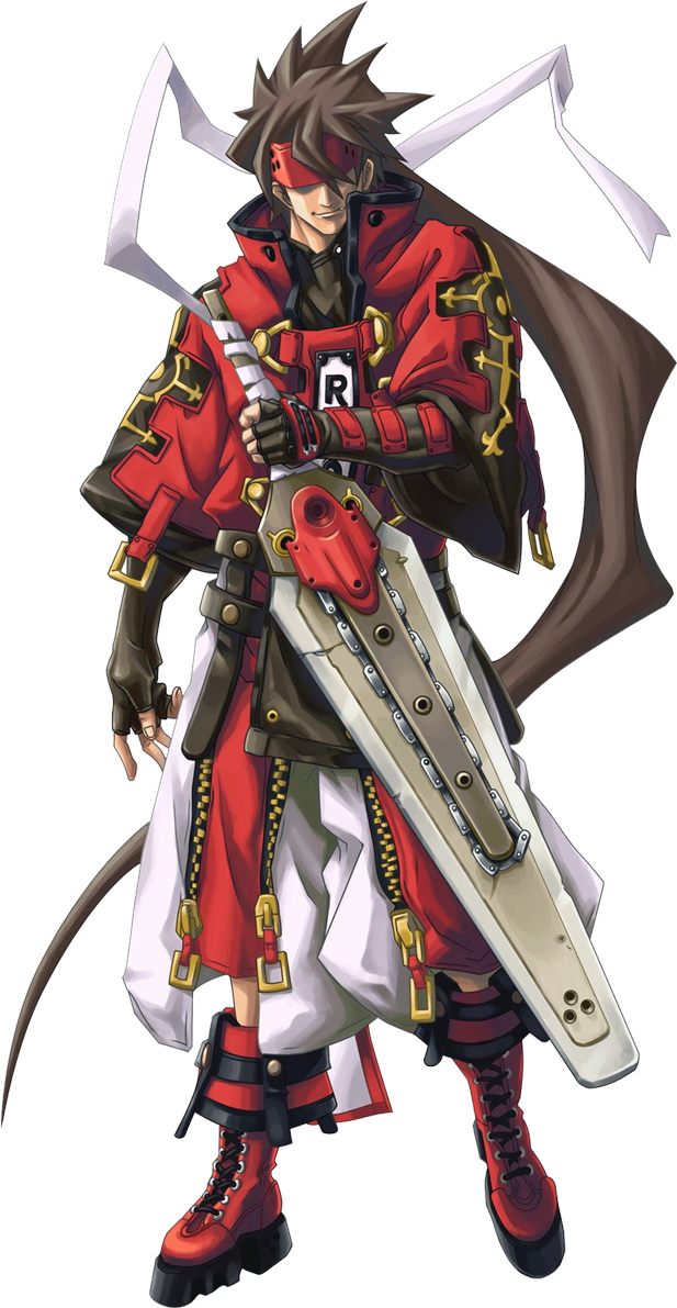 Sol Badguy Overture - Guilty Gear 2 Overture Sol (617x1191), Png Download