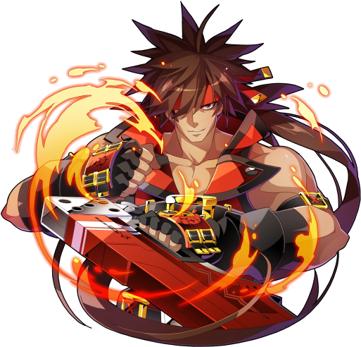 Illust Sol Badguy 01 - Fantasy War Tactics (561x543), Png Download