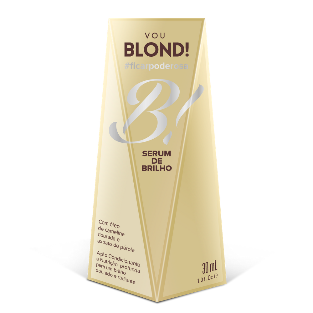Reparador De Pontas Vou Blond Serum De Brilho - Embelleze (1000x1000), Png Download