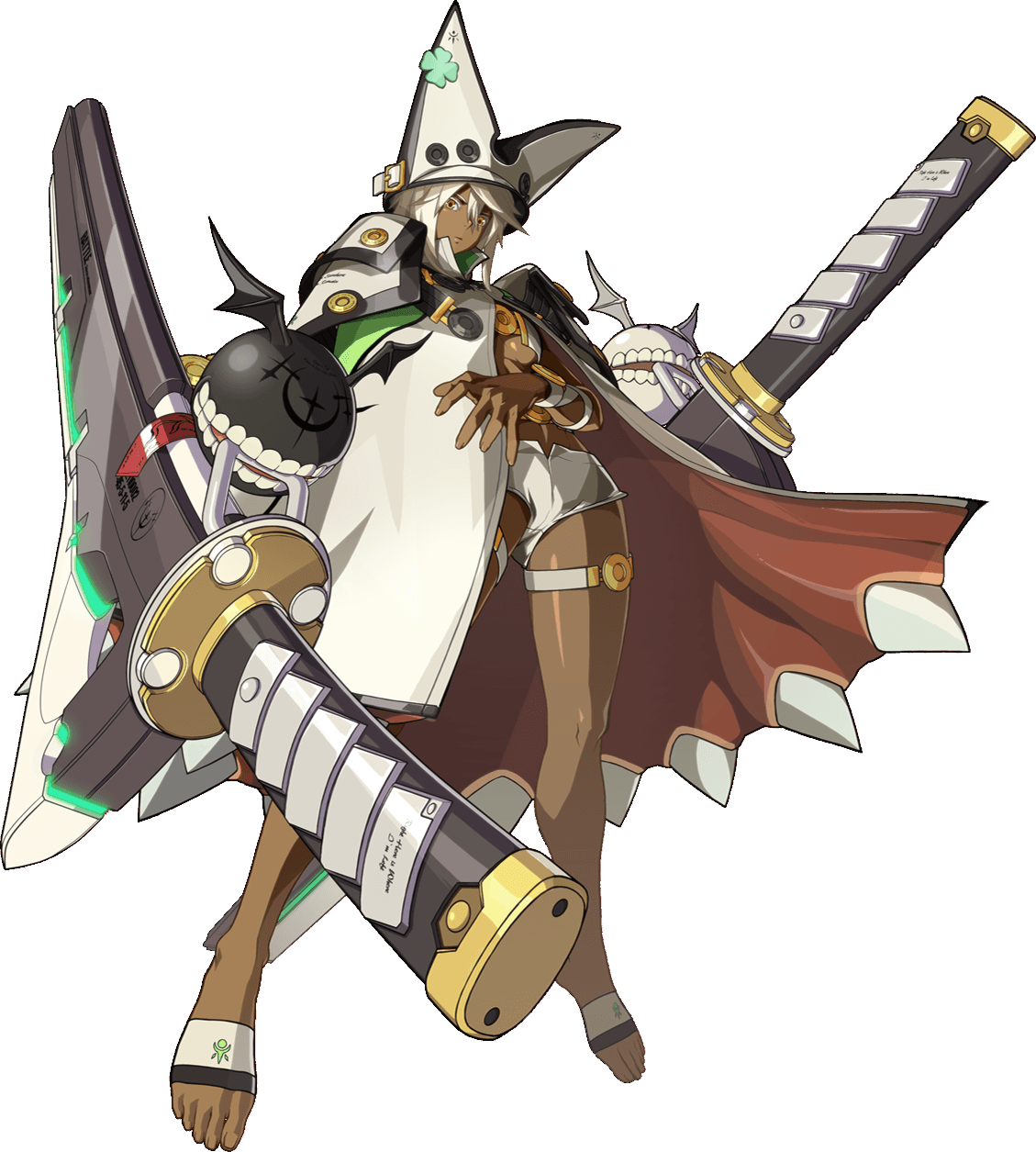 View Ramlethal-img , - Guilty Gear Ramlethal (1129x1255), Png Download