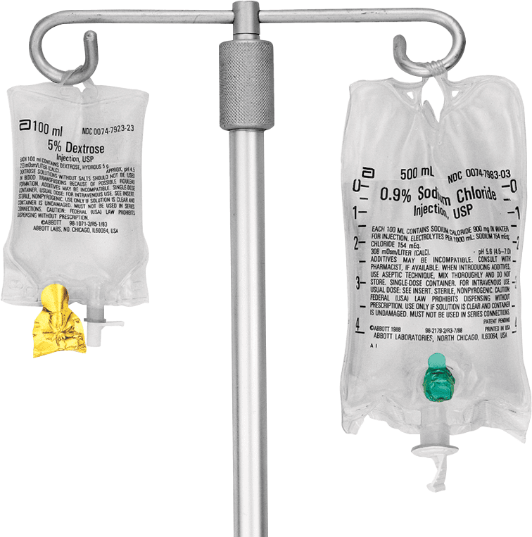 Chemoplus™ Iva™ Seal For Baxter's Viaflex And Mini-bag - Iv Bag (756x763), Png Download