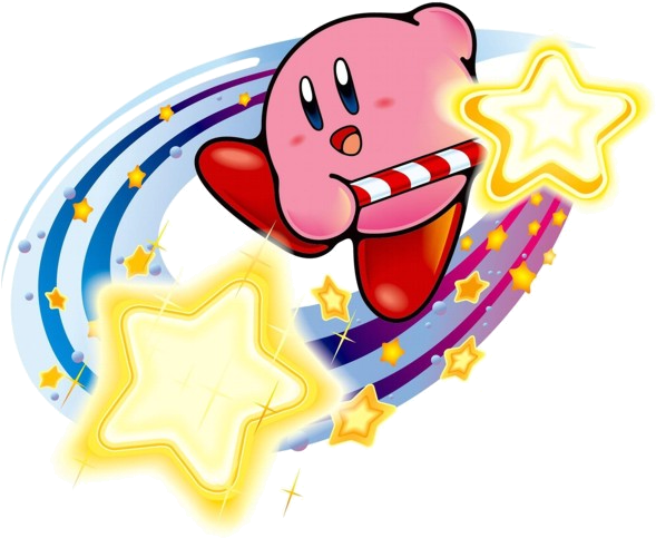 Kirby Star Rod Nightmare In Dream Land - Kirby Nightmare In Dreamland Artwork (615x510), Png Download