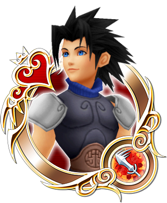 Zack A - Kingdom Hearts Zack Medal (330x402), Png Download