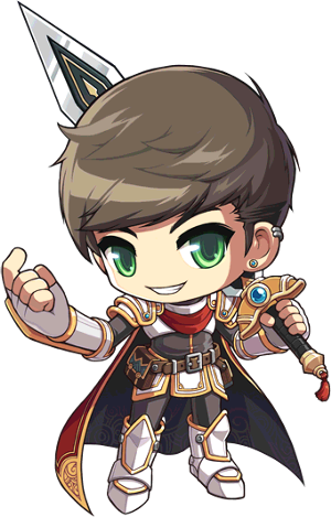 Ms Warrior Art - Maplestory M Armor Stats (300x469), Png Download