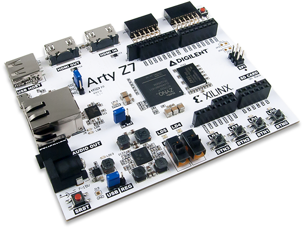 Apsoc Zynq-7000 Development Board For Makers And Hobbyists - Digilent Arty Z7 Zynq-7000 Development Board, 410-346-20 (600x454), Png Download