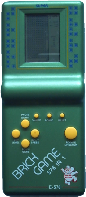 Handheld Electronic Game - Brick Game (300x679), Png Download