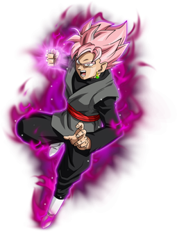Goku Black Super Saiyan Rose - Black Goku Ssj Rose Ki (349x350), Png Download
