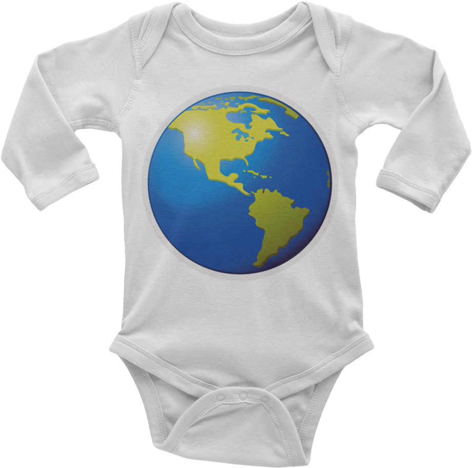 Emoji Baby Long Sleeve One Piece - Animal Party-baby Onesie-baby Gift. Baby Shower-toddler (1000x1000), Png Download