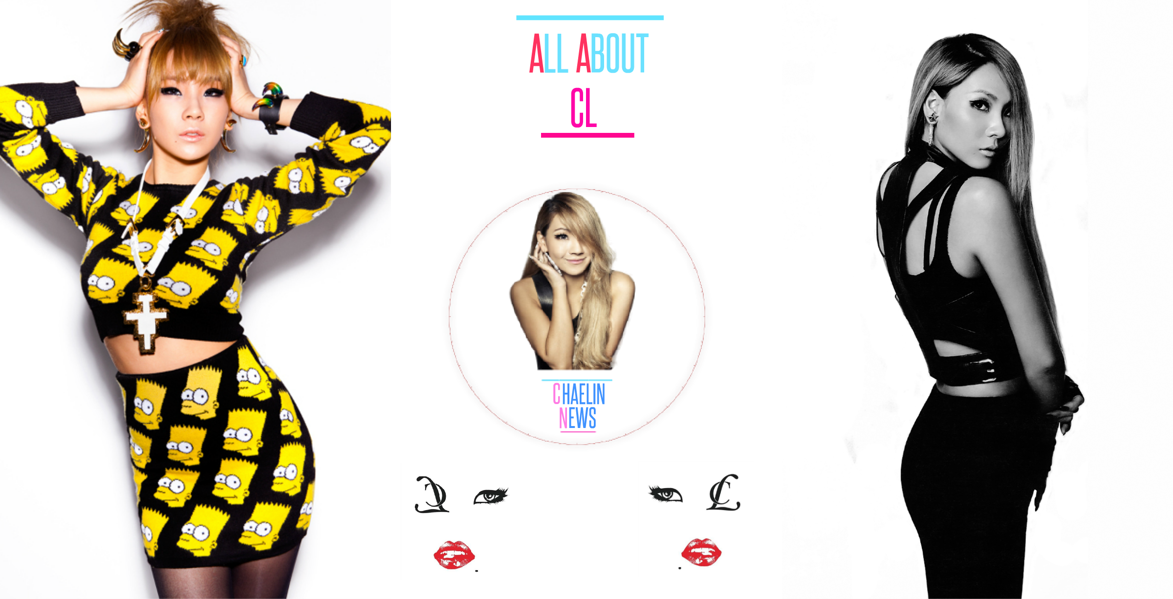 We Love Chaelin - 2ne1 Cl Transparent (2400x1226), Png Download