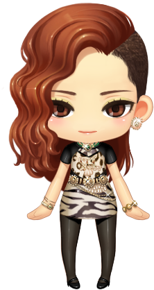 2ne1 Chibi Dara (251x485), Png Download