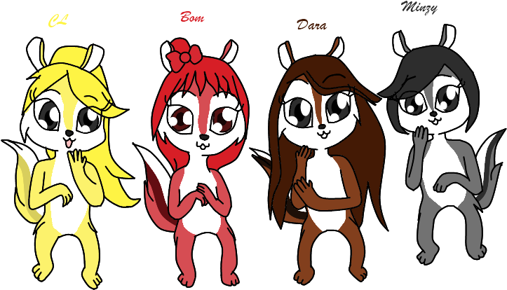 2ne1 Chipmunks - 2ne1 (764x469), Png Download