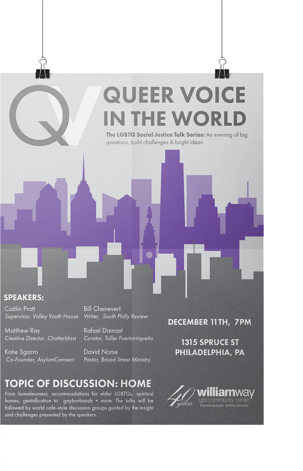 The Center Consistently Strives To Provide New And - William Way Lgbt Community Center (1097x1509), Png Download