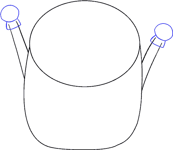 How To Draw Bob The Minion - Upper Limb (678x600), Png Download