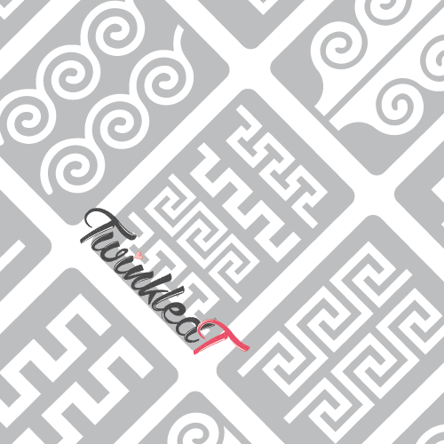 Greek Borders Variety Vinyls - Original Heartbeat Nail Vinyls By Twinkled T - 1 Sheet (500x500), Png Download