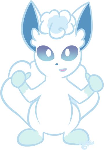 Vulpix Daily Day - Cartoon (359x518), Png Download