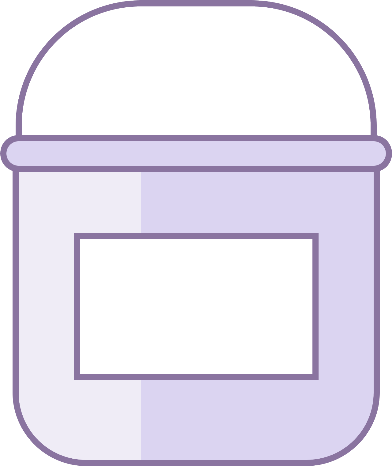 Paint Bucket With Label Icon - Architecture (1600x1600), Png Download