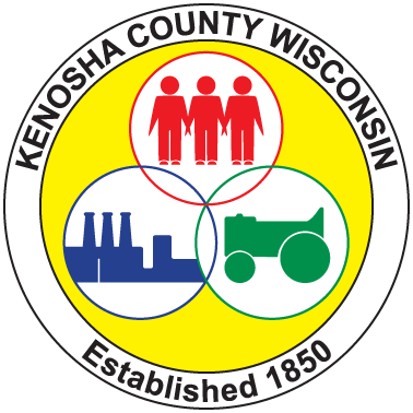 County Logo 2011 Vector Color Rgb - Kenosha County Wisconsin Logo (378x378), Png Download