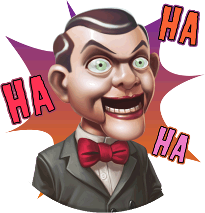 Slappy, What Do You Like To Do In Your Spare Time - Goosebumps Horrortown Slappy (418x435), Png Download