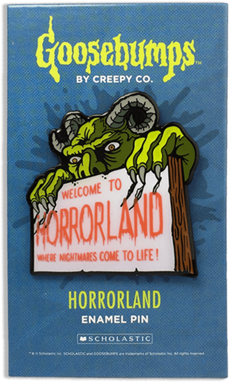 Goosebumps® Horrorland Enamel Pin - Goosebumps Horrorland Pin (2000x2000), Png Download
