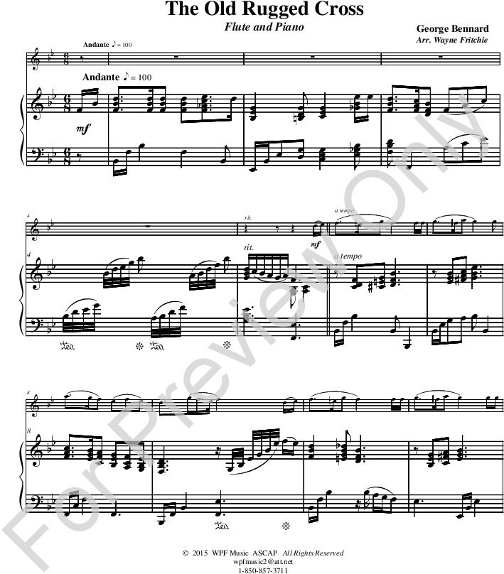 The Old Rugged Cross Thumbnail - Ноты Для Скрипки Современных Песен (816x1056), Png Download