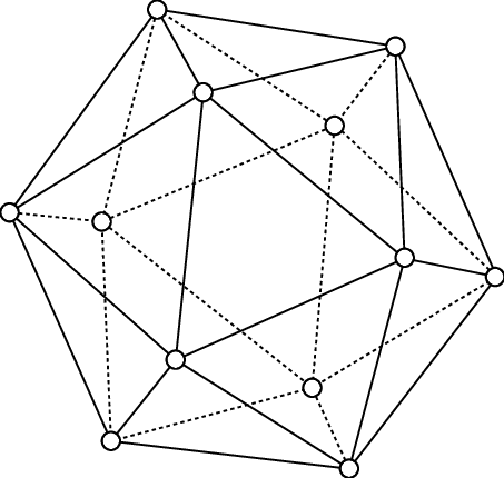 The Icosahedron - - Triangle (453x430), Png Download