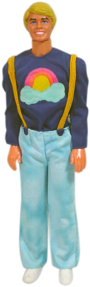 Mattel 1978 Sun Lovin' Malibu Ken In Best Buy Outfit - Doll (578x578), Png Download