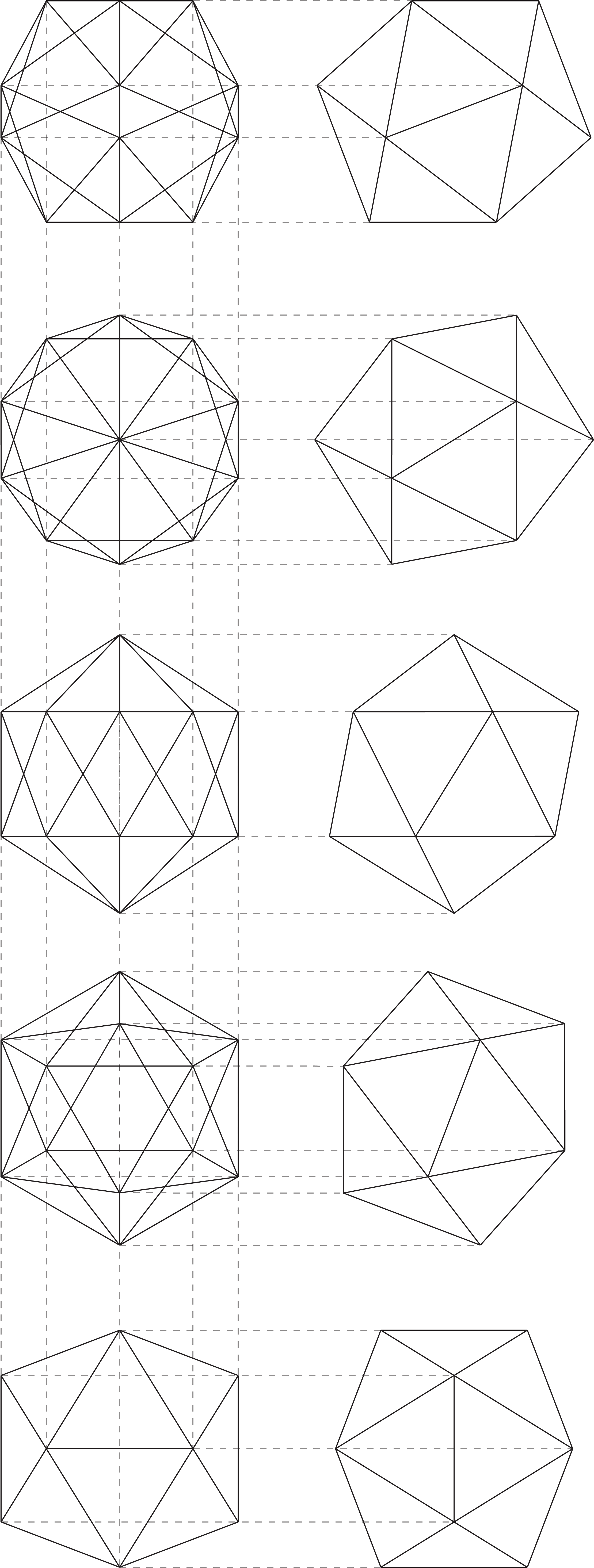 The Rotation Of A Regular Icosahedron Through Each - Triangle (2500x6250), Png Download