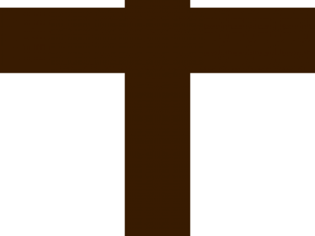 Brown Cross Cliparts - Cross (640x480), Png Download
