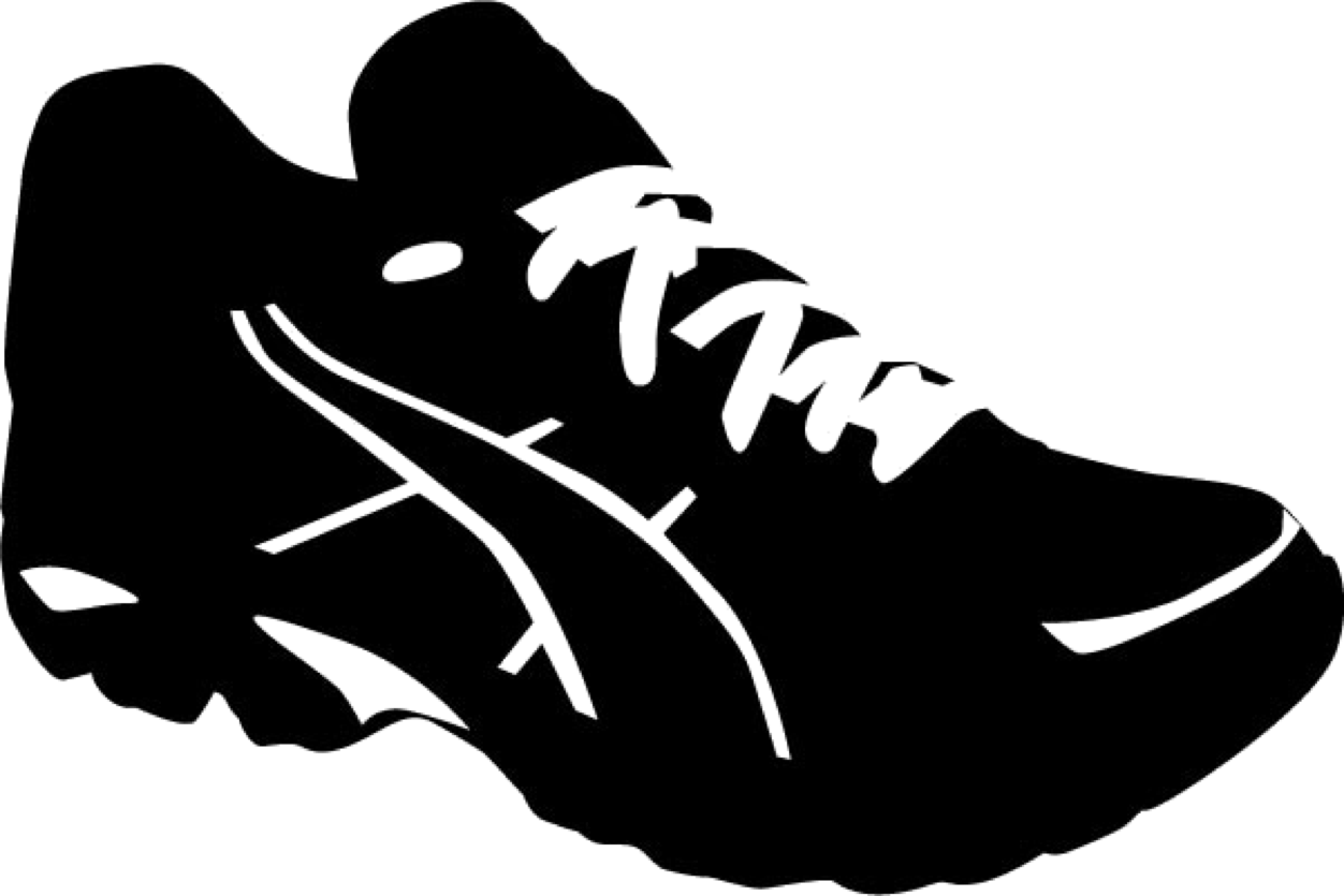 Cross Designs Clip Art Images Gallery - Running Shoes Vector Png (1252x835), Png Download