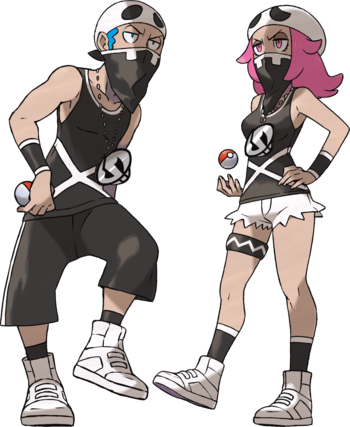 Https - //static - Tvtropes - Org/pmwiki/pub/images/ - Pokemon Team Skull Grunt (350x427), Png Download
